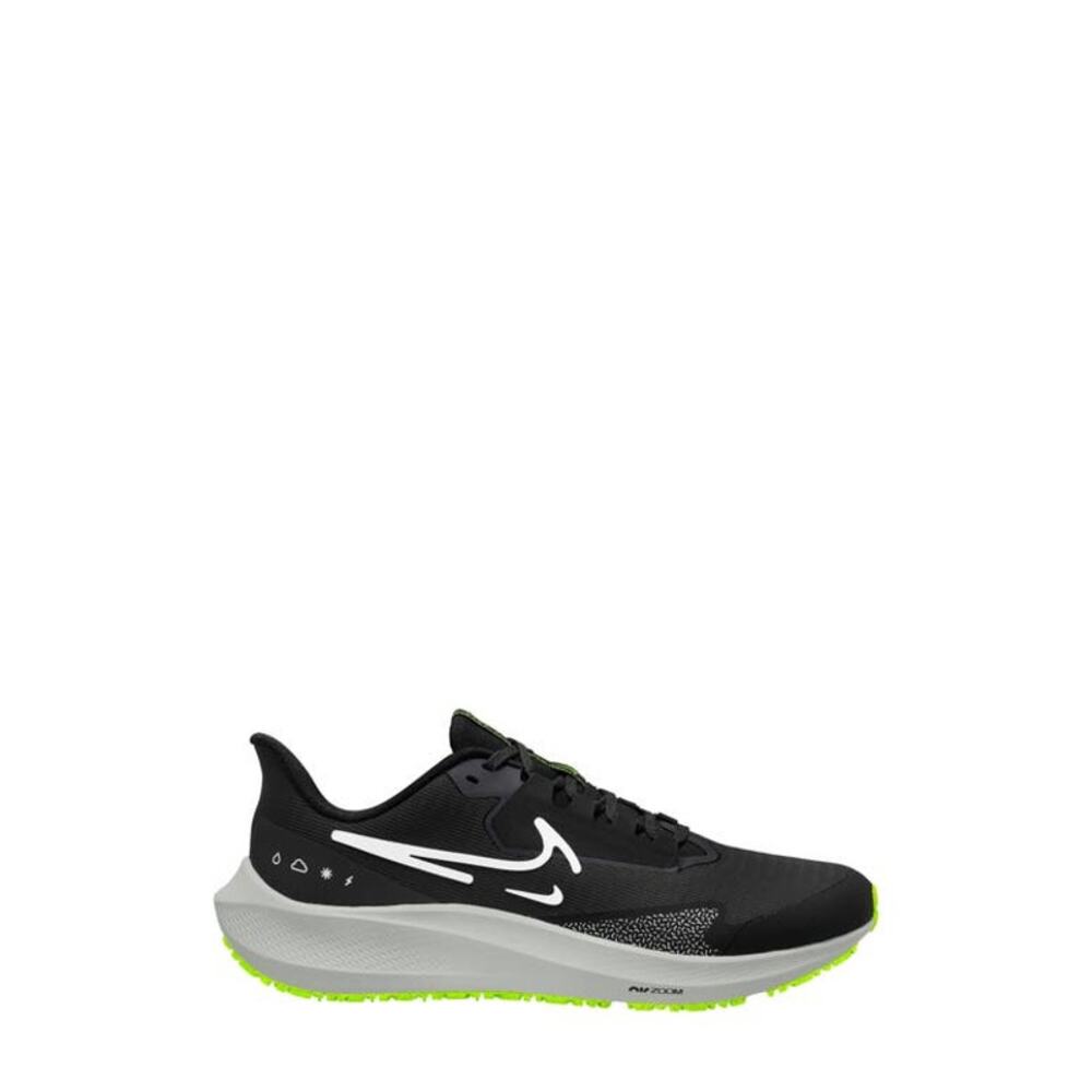 USED Nike Men's Weatherized Road Running Shoes, Black/Grey/Volt/White-Size 9